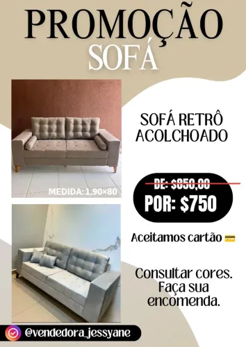 SOFÁ RETRÔ DISPONÍVEL