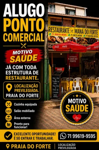 ALUGO RESTAURANTE MONTADO