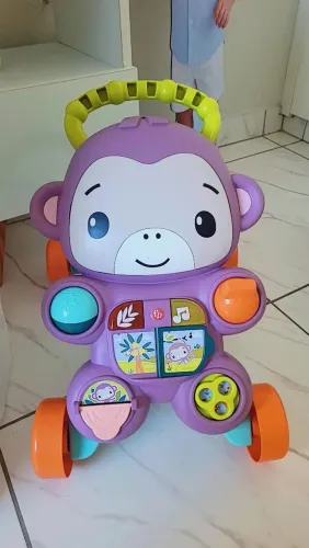 Andador - Aprenda Comigo Amigo Macaco - Fisher-Price