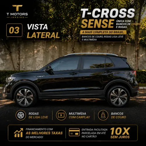 Volkswagen T-Cross Sense 1.0 TSI Flex 5P Aut. 2024