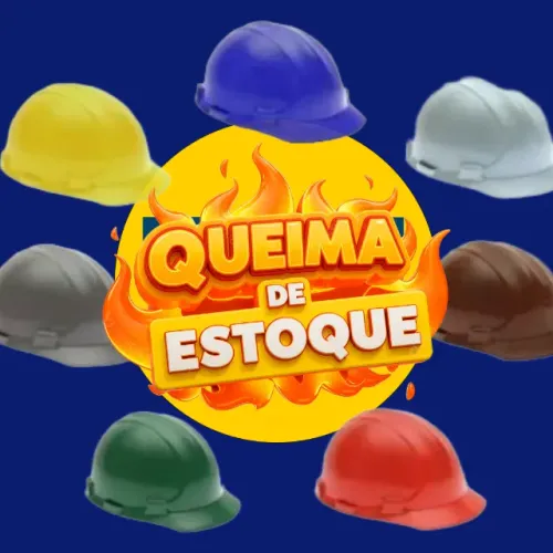 Capacetes de Obra Várias Cores - Acompanha Jugular Queima de Estoque