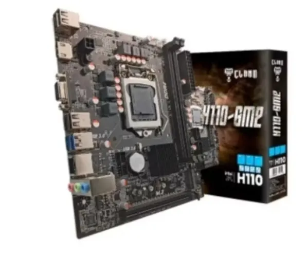 placa-mãe Clanm H110-GM2 com suporte para memória DDR4 6° 7° 8° 9° geração 