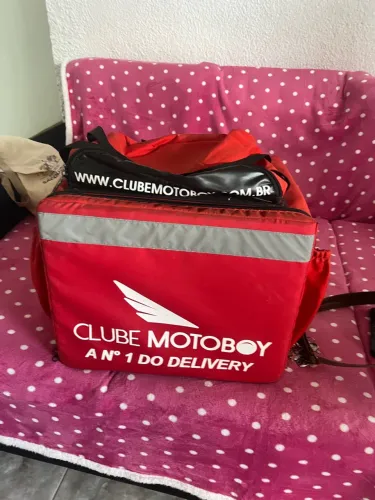 Bolsão Bag de Entrega Bem Conservada + Brinde Conjunto Capa de Chuva