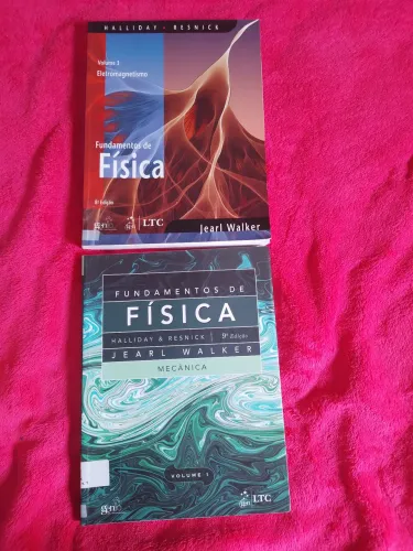 Livros de física Eletromagnetismo e mecânica 