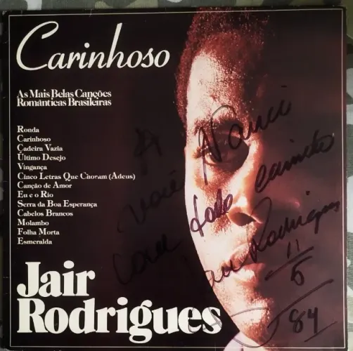 Vinil LP Jair Rodrigues - Carinhoso (1983) MPB / Samba - AUTOGRAFADO