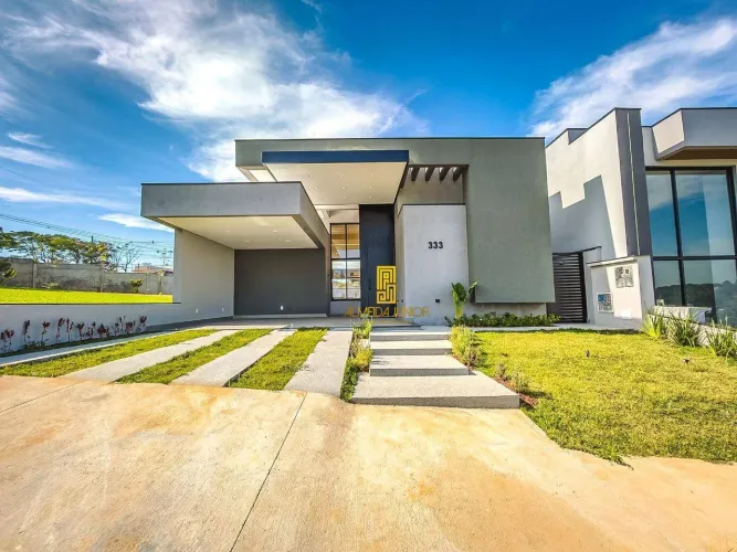 Casa com 3 dormitórios à venda, 202 m² por R$ 2.280.000 - Condomínio Villa Sapezal - Indai