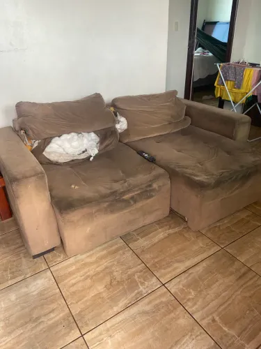 Vendo sofá retratio 3 lugares para reforma