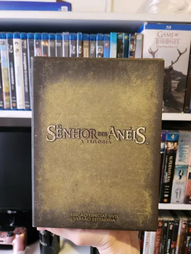BOX SENHOR DOS ANÉIS EDIÇÃO ESTENDIDA 12 DVDs - COLECIONADOR COMPLETO