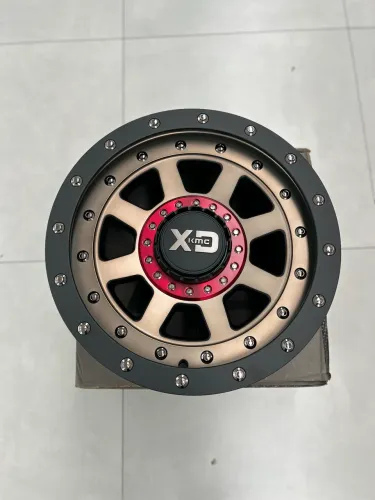 Jogo De Roda XD137 Preto Fosco Bronze 5x127 - 20x9 Offset 0 (Nv)