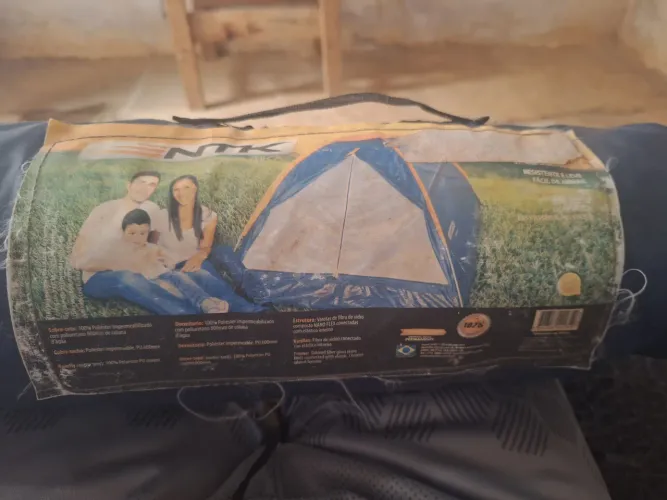 Barraca de acampamento.