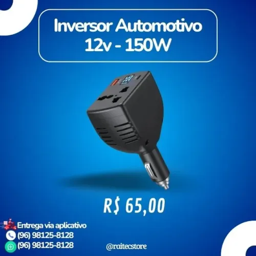 Inversor Automotivo 12v - 150W