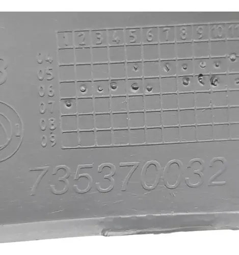Acabamento Superior Direito Capa Painel Fiat Idea Elx 2008 1 Não Informado