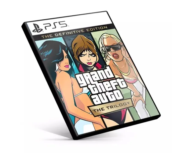 GTA GRAND THEFT AUTO TRILOGY - PS5 - MÍDIA DIGITAL