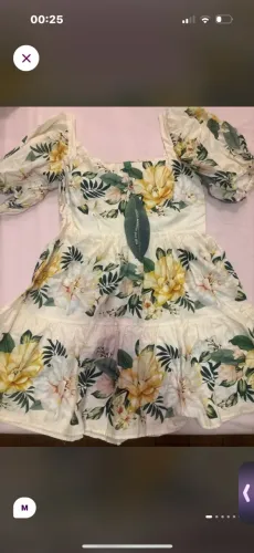 Vestido Farm floral M novo com etiqueta