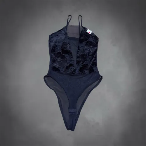 Body de Renda Preto M - Novo