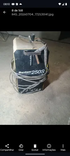 Máquina De Solda ESAB Bantam 250S - O Trator Da Serralheria (Funcionando Perfeitamente)