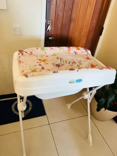 Banheira com suporte Unissex completa ! linda Ac cartão
