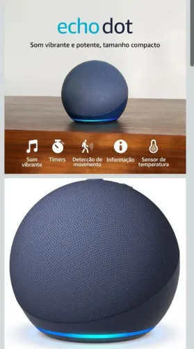 ECHO DOT+SUPORTE+LÂMPADA