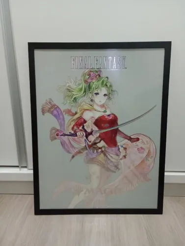 Magic The Gathering x Final Fantasy Terra Foil poster promo 