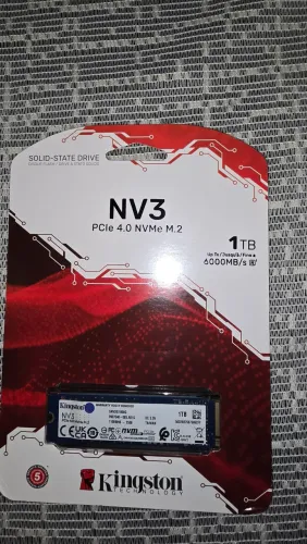 SSD Kingston 1Tb PCIe 4.0 NVMe - novo