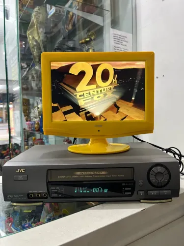 Vídeo cassete JVC 6 cabeças controle remoto original