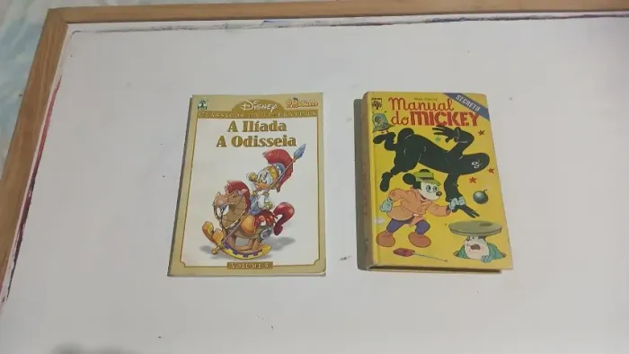 16 gibis disnei e mônica alguns capa dura e papel cartão - raridades