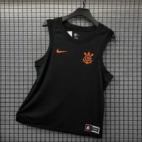 CAMISETA REGATA DRY FIT CORINTHIANS PRETA 