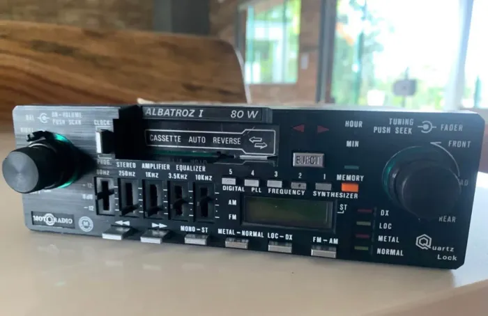 Rádio albatroz original opala, chevette, monza, gol, voyage, parati, del Rey, corcel