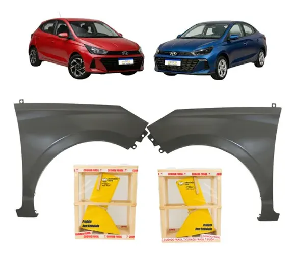 Par Paralama Hb20 Hatch Sedan 2023 2024 2025 2026 Novo