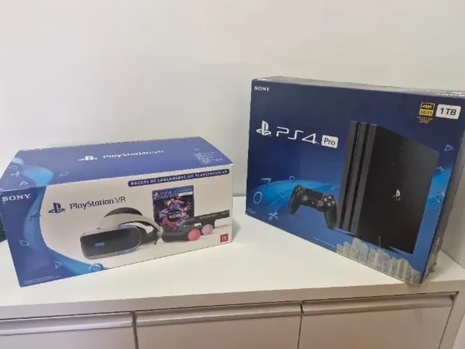 Playstation 4 Pro 1tb com Playstation VR