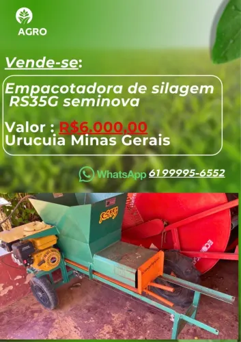 Empacotadora/ensacadora de silagem 