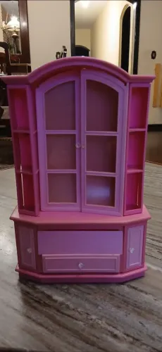 Cristaleira casa da Barbie anos 90