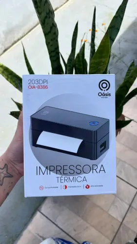 Mini Impressora Térmica + 500 Etiquetas