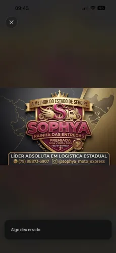 Vaga para entregador apenas moto