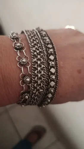 Pulseiras prata de bale
