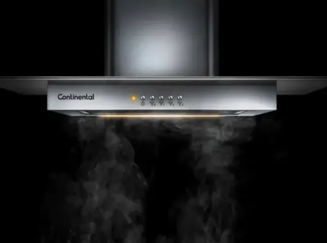 Coifa de Parede Continental 60cm Inox com Vidro 4 Bocas CC6VX 127V (110V)