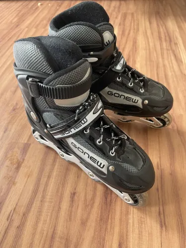 Patins Preto Ajustável (Tamanho 39 ao 42) - Pouco Usado
