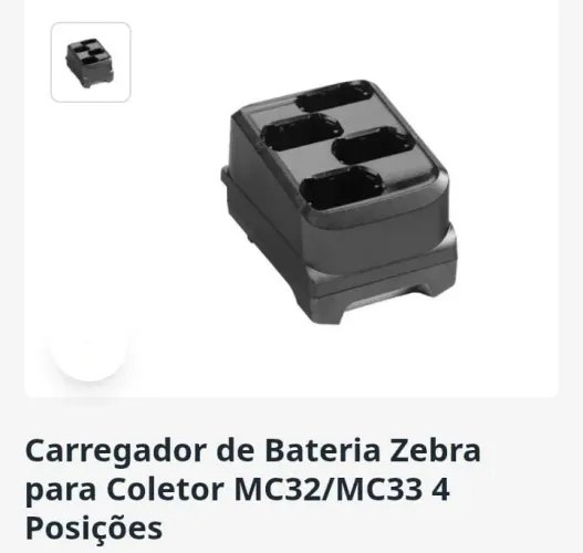 Carregador de baterias do coletor Zebra MC330k