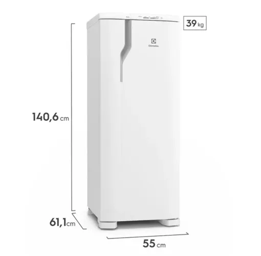 Geladeira Cycle Defrost Electrolux 240 Litros Degelo Prático Branc
