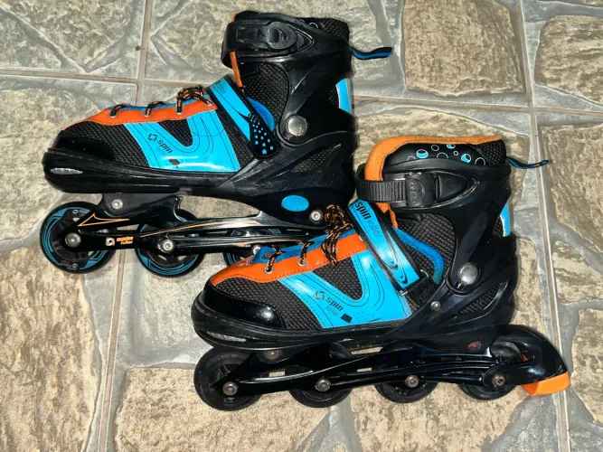 Patins Spin Roller + Kit Proteção