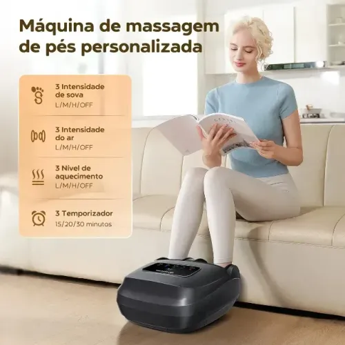 Massageador Para Os Pés Elétrico Shiatsu