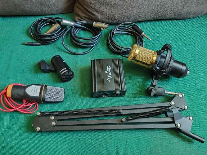 Microfone para podcast