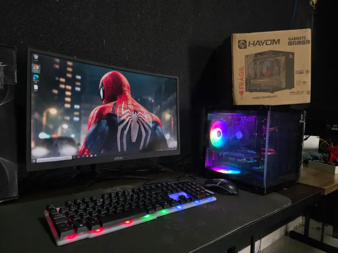 pc gamer intel i5 ddr4 passo cartão entrego