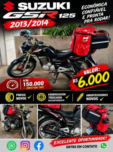 Suzuki Yes 125 (2013/2014) - Pronta para Trabalhar ou Rodar!
