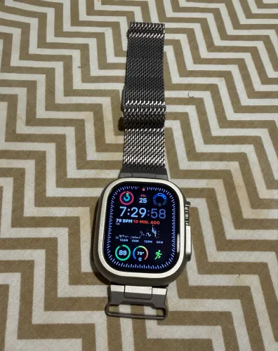 Apple Watch Ultra 2 - 96% Bateria + Loop Milanês + Extras