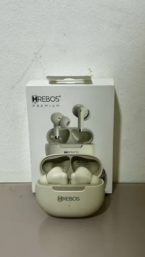 Fone Bluetooth Hrebos EB-400 (Novo/Só Testado - Ótimo Áudio e Bateria