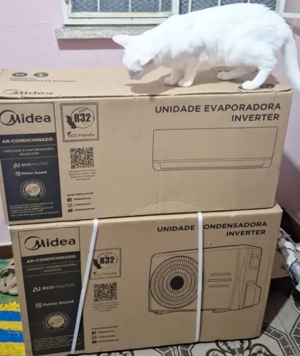 AR CONDICIONADO NOVO NA CAIXA 9.000 BTUS