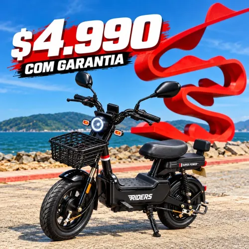 Scooter Elétrica 1000w Nova Com Garantia Parcelo no Cartão em até 10x
