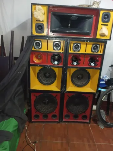 Som e mesa de som completo: 3.500