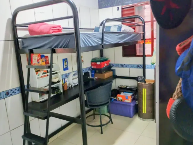 Cama solteiro tubular